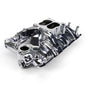 Performer RPM Pontiac 326-455 Intake Manifold  Chrome Plasma Finish
