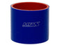 HPS 2-1/2" ID, 6" Length, Silicone Straight Coupler Hose, High Temp 4-ply Reinforced, 63mm ID, Blue