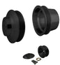 Big Block Chevy Serpentine Pulley Kit - LWP - 1V - Black