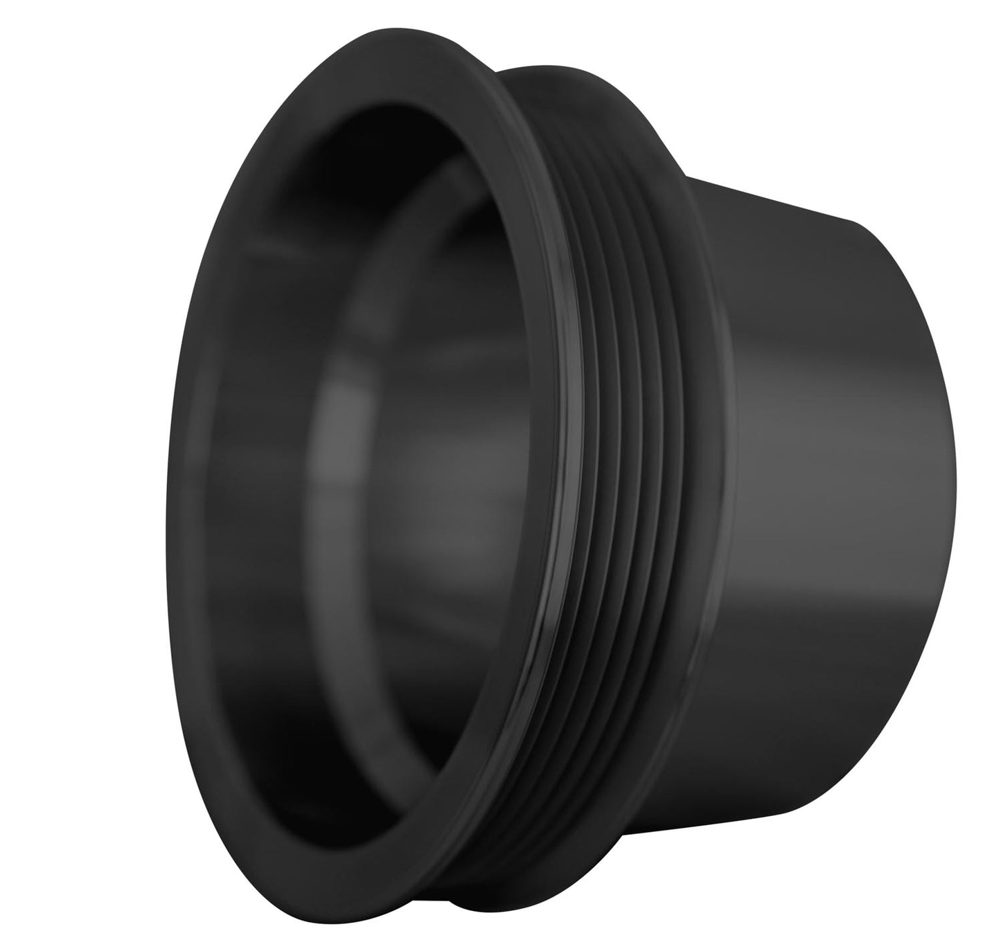 Big Block Chevy Serpentine Crankshaft Pulley - LWP - 1V - Black