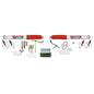 Skyjacker - DUAL STAB KT WHITE W/RED BO - 7213