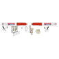 Skyjacker - DUAL STAB KT WHITE W/RED BO - 7217