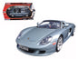 Porsche Carrera GT Silver with Black Interior 1/18 Diecast Model Car by Motormax  free shipping USA