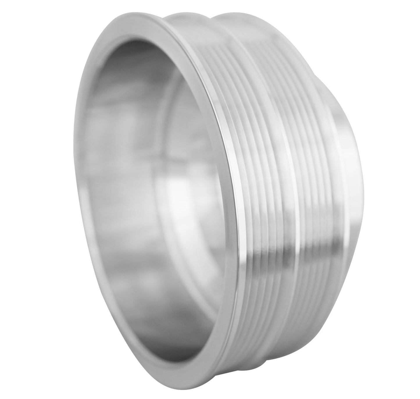 Big Block Chevy High Flow Serpentine Crankshaft Pulley - LWP - 2V