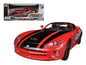 2003 Dodge Viper SRT-10 #8 Red with Black Stripes "GT Racing" Series 1/24 Diecast Model Car by Motormax  free shipping USA