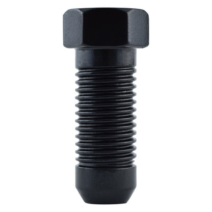 Hex Bolt Lugz Black 30mm Steel 1/2" Thread 25 Lugs & 1 Key 7400K6-BLK