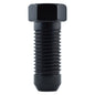 Hex Bolt Lugz Black 30mm Steel 9/16" Thread 32 Lugs & 1 Key 7408K8-BLK