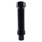 Hex Bolt Lugz - Dually Black 30mm Steel 9/16" Thread 32 Lugs & 1 Key 7428K8-BLK