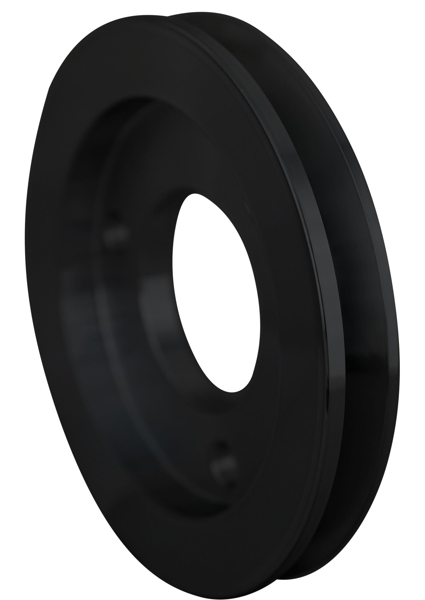 Big Block Chevy High Flow V-Belt Crankshaft Pulley - SWP - 1V - Black