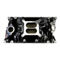 Edelbrock RPM Air-Gap Manifold For Small-Block Chevy Vortec  Black Plasma Finish