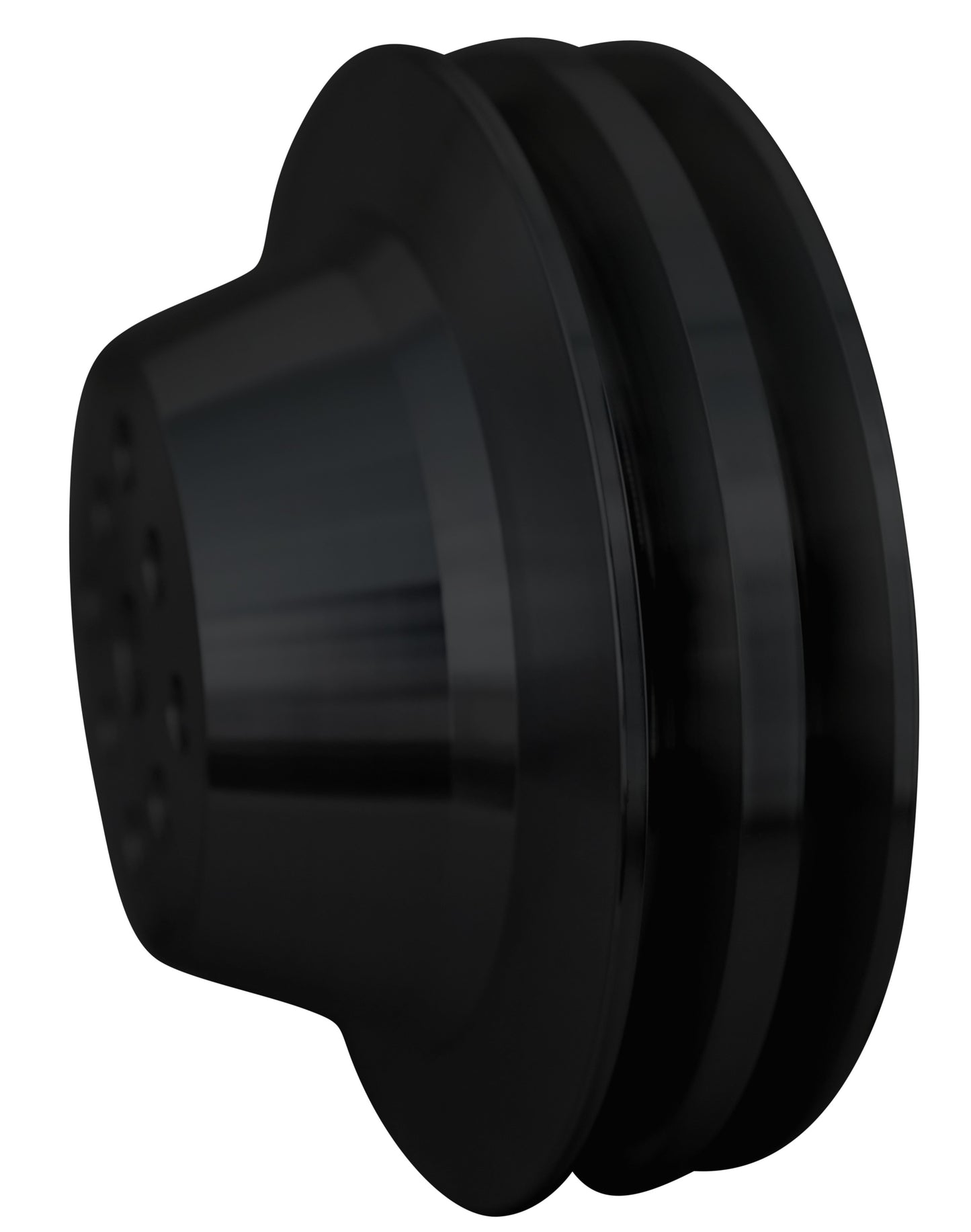 Big Block Chevy V-Belt Water Pump Pulley - SWP - 2V - Black