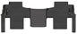 Husky Liners Weatherbeater - 2nd Seat Floor Liner; Black 11431