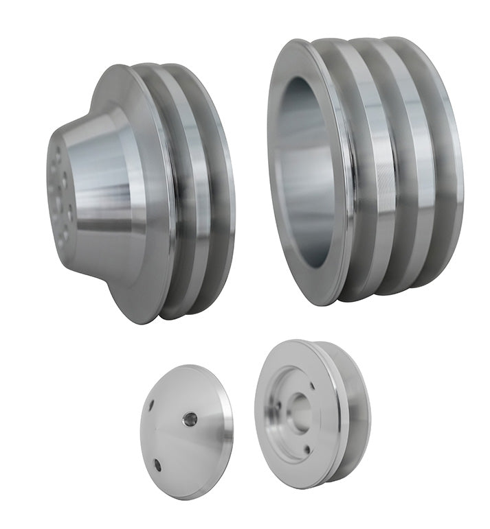 Big Block Chevy V-Belt Pulley Kit - SWP - 3V