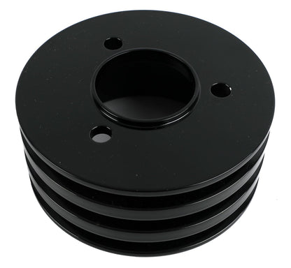 Big Block Chevy V-Belt Crankshaft Pulley - SWP - 3V - Black