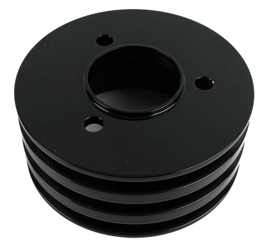 Big Block Chevy V-Belt Crankshaft Pulley - SWP - 3V - Black