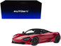 Mclaren 720S Memphis Red Metallic with Black Top and Carbon Accents 1/18 Model Car by Autoart  free shipping USA