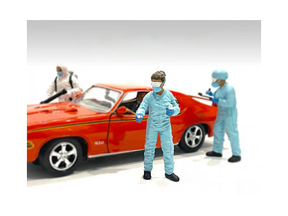 Hazmat Crew Figurine II for 1/18 Scale Models by American Diorama  free shipping USA