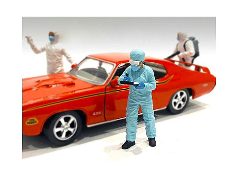 Hazmat Crew Figurine IV for 1/18 Scale Models by American Diorama  free shipping USA