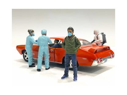 Hazmat Crew Figurine V for 1/18 Scale Models by American Diorama  free shipping USA
