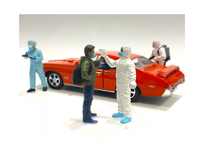 Hazmat Crew Figurine VI for 1/18 Scale Models by American Diorama  free shipping USA