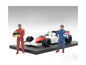 "Racing Legends" 80's Set of 2 Diecast Figures for 1/43 Scale Models by American Diorama  free shipping USA