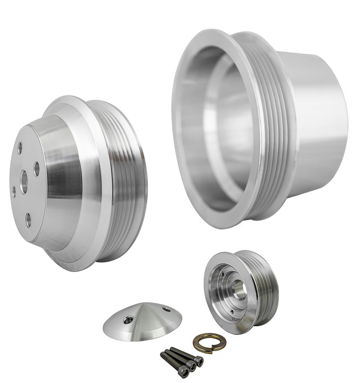 Big Block Chevy Serpentine Pulley Kit - LWP - 1V