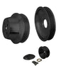 Big Block Chevy High Flow Serpentine Pulley Kit - SWP - 1V - Black
