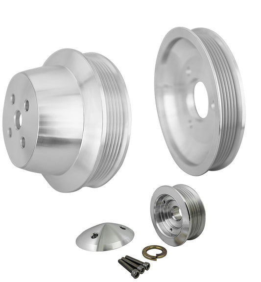 Big Block Chevy High Flow Serpentine Pulley Kit - SWP - 1V