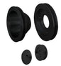 Big Block Chevy High Flow V-Belt Pulley Kit - SWP - 1V - Black