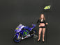 Paddock Girl Figure For 1:18 Scale Models by American Diorama  free shipping USA