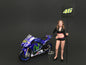 Paddock Girl Figure For 1:24 Scale Models by American Diorama  free shipping USA