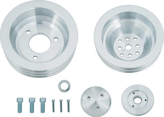 Big Block Chevy High Flow V-Belt Pulley Kit - SWP - 3V