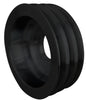 Big Block Chevy High Flow V-Belt Crankshaft Pulley - SWP - 3V - Black