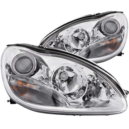 00-05 S-Class W220 Halogen Projector Headlights, Anzo 121092