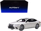 Lexus LS500h Sonic White Metallic with Crimson and Black Interior 1/18 Model Car by Autoart  free shipping USA