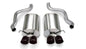 Corsa Performance 05-08 Chevrolet Corvette C6 6.0L V8 Black Sport Axle-Back Exhaust