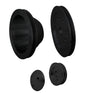 Chevy 348-409 V-Belt Pulley Kit; 1V; Black