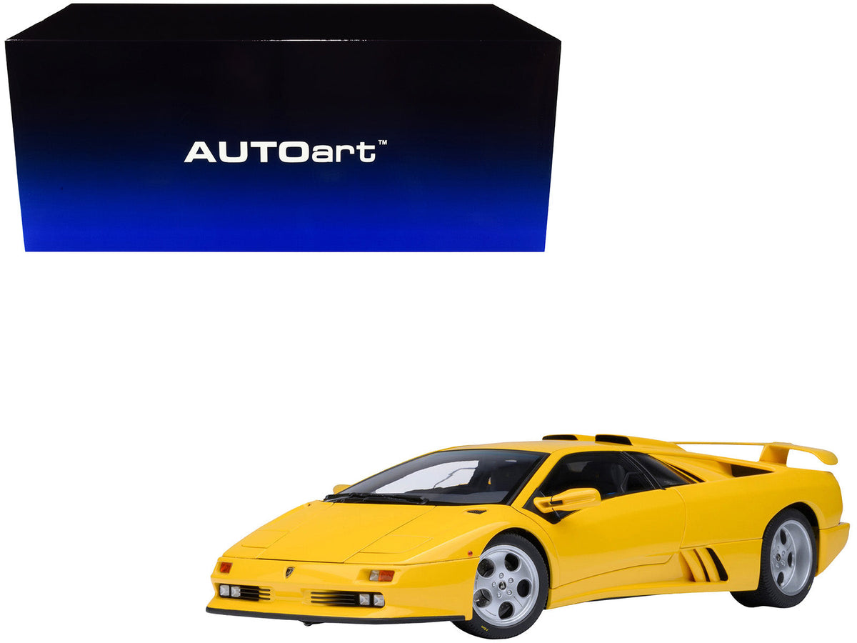 Lamborghini Diablo SE30 Jota Superfly Yellow 1/18 Model Car by Autoart  free shipping USA
