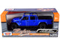 2021 Jeep Gladiator Overland (Open Top) Pickup Truck Blue Metallic 1/24-1/27 Diecast Model Car by Motormax  free shipping USA