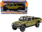 2021 Jeep Gladiator Overland (Open Top) Pickup Truck Matt Green 1/24-1/27 Diecast Model Car by Motormax  free shipping USA