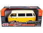 Volkswagen Type 2 (T3) Van Yellow and Beige "Timeless Legends" Series 1/24 Diecast Model Car by Motormax  free shipping USA