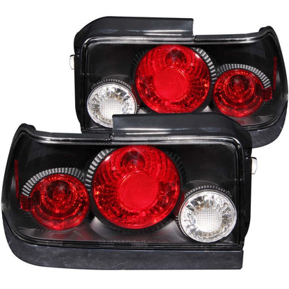 Anzo 1993-1997 Toyota Corolla Tail lights Black