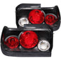 Anzo 1993-1997 Toyota Corolla Tail lights Black