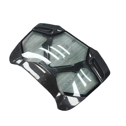 Carbon Fiber Rear Engine Bonnet Cover Window for Ferrari 488 Spyder