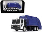 Mack LR with McNeilus Rear Load Refuse Body Blue and White 1/87 (HO) Diecast Model by First Gear  free shipping USA