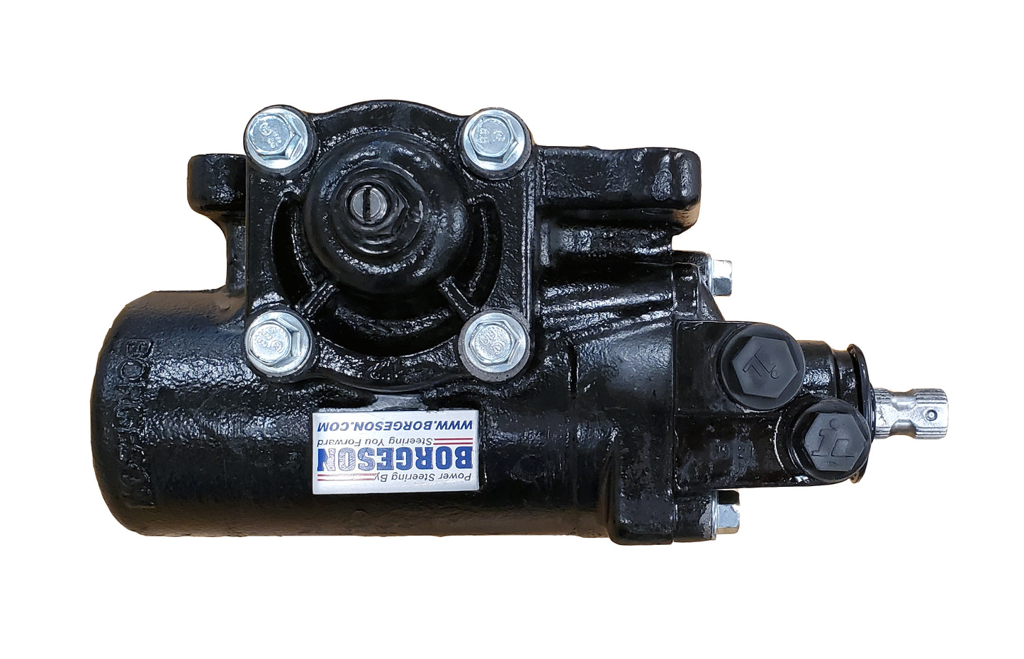 Borgeson - Power Steering Box - P/N: 800133 - Borgeson Street And Performance Quick Ratio GM Power Steering Box. 12.7:1 Ratio.