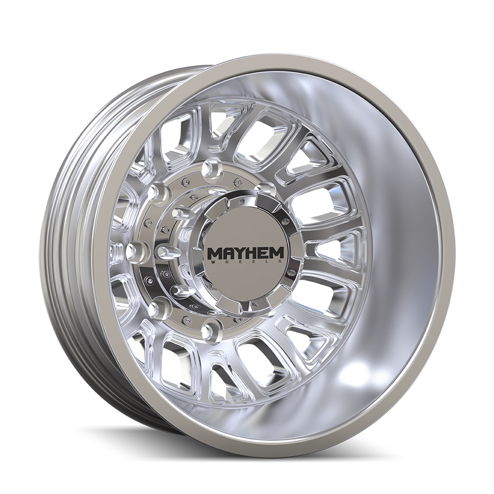 MAYHEM COGENT DUALLY 8107D POLISHED 17X6.5 8-210 -142MM 154.2MM