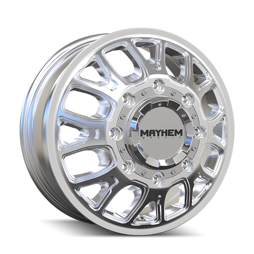 MAYHEM COGENT DUALLY 8107D POLISHED 17X6.5 8-200 125MM 142MM