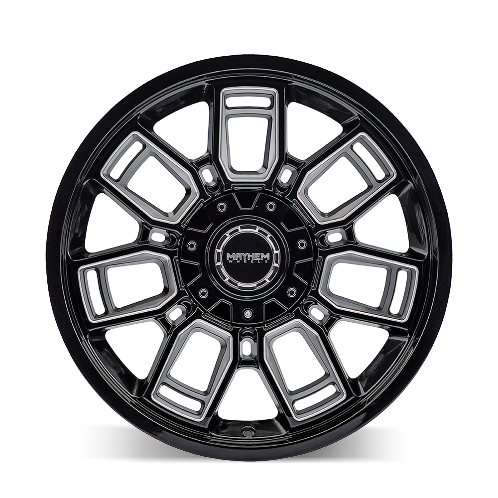 MAYHEM ORDINANCE 8118 GLOSS BLACK MILLED 20X9 5-127/5-139.7 0MM 87.1MM