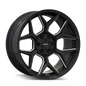MAYHEM VANQUISH 8119 BLACK MILLED 20X10 6-135/6-139.7 -19MM 106MM 8119-2137M-19